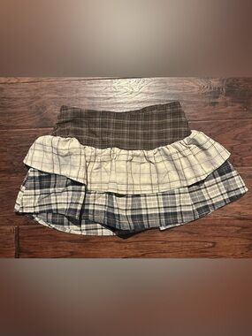 Emerson Lang Plaid Skirt